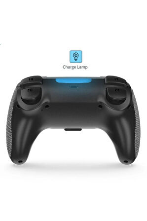 TP4-0421 PS4 6 Eksen yönlü Dual Titreşimli Bluetooth Ergonomik Oyun Kolu