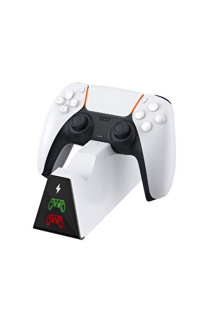 PS5 Dobe Dual Dock Gamepad Göstergeli Şarj Stand/TP5-0518B