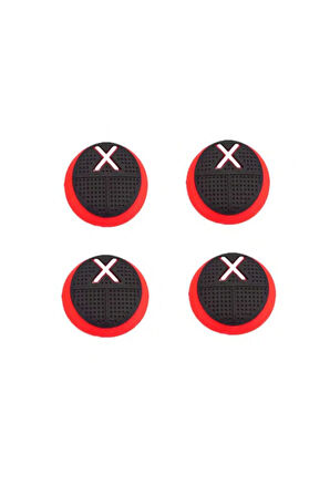 PS5/PS4/PS3/Xbox One/One X/One S/Series X/Series S 3D Analog silikon Koruyucu Modeller-4 Adet