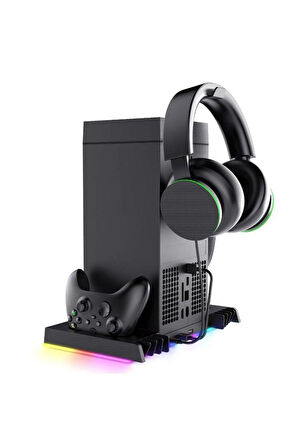 İpega XBox Series X Smart 8in1 RGB Işıklı Soğutucu Fanlı Şarj standı