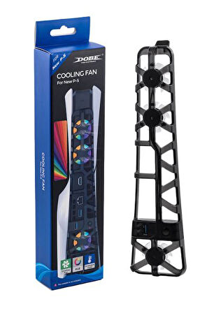 PS5 SLİM KASA  SOĞUTUCU FAN RGB IŞIKLI  DOBE-TP5-3538S