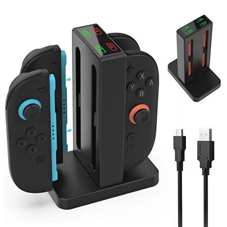 Nintendo Switch 2 Joycon Şarj İstasyonu Dock Switch 2 Joycon Uyumlu