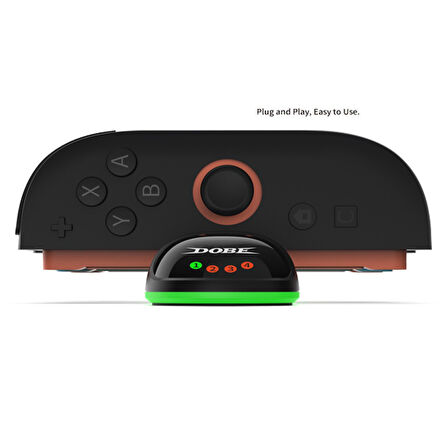 Nintendo Switch 2 Joy-Con 4'lü Şarj İstasyonu Led Göstergeli DOBE-TNS31114