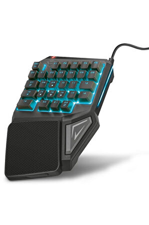 GXT 888 ASSA Tek Elli Numerik RGB Klavye