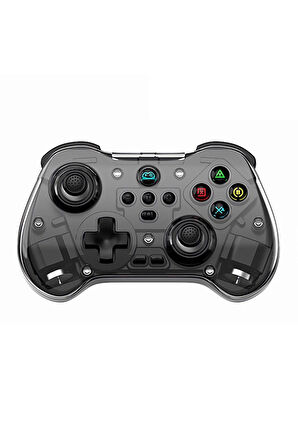 Z01X PC/IOS/Android/Switch/Switch Oled Uyumlu Bluetooth Bağlantılı Şeffaf Joystick Gamepad