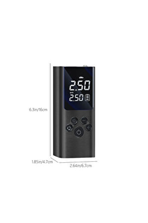 A6 Taşınabilir Powerbankli Kendinden Şarjlı Hava Pompası