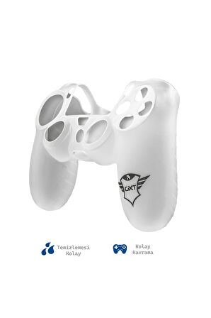 GXT 744T Beyaz Transparan Silikon Joystick Gamepad Kılıf