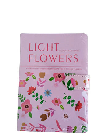 Mikro Mg-02 Light Flowers Çizgili Not Defteri 112Yp