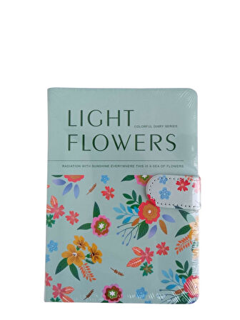 Mikro Mg-02 Light Flowers Çizgili Not Defteri 112Yp