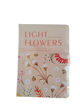Mikro Mg-02 Light Flowers Çizgili Not Defteri 112Yp