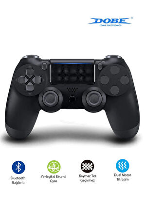 PS4-PC-Android BOX-Android-IOS Telefon Tablet Uyumlu Titreşimli Bluetooth Oyun Kolu