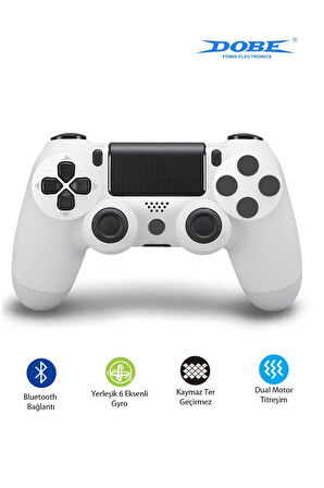 PS4-PC-Android BOX-Android-IOS Telefon Tablet Uyumlu Titreşimli Bluetooth Oyun Kolu