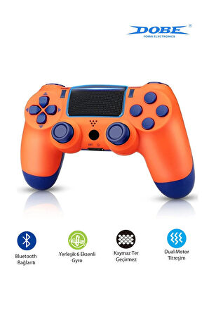 PS4-PC-Android BOX-Android-IOS Telefon Tablet Uyumlu Titreşimli Bluetooth Oyun Kolu