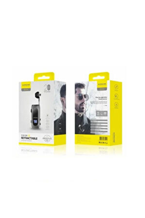 DS-210 Makaralı Led Ekranlı V5.1 Bluetooth Kulaklık – 25 Saat Konuşma