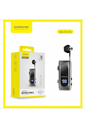 Ds-f210 Led Ekranlı Makaralı Bluetooth Kulaklık – 25 Saat Kesintisiz Kullanım
