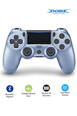 PS4-PC-Android BOX-Android-IOS Telefon Tablet Uyumlu Titreşimli Bluetooth Oyun Kolu