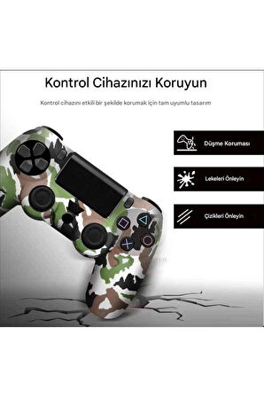 PS5 Dualsense Spider-Man Desenli Koruyucu Silikon Kılıf + Analog silikon Koruyucu