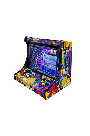Pandor SAGA Plus DX2 22 inç LCD Bartop 26800 Oyunlu 720P HD 3D Arcade Video oyun konsolu