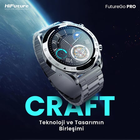 HiFuture FutureGo Pro 34mm Akıllı Saat Siyah