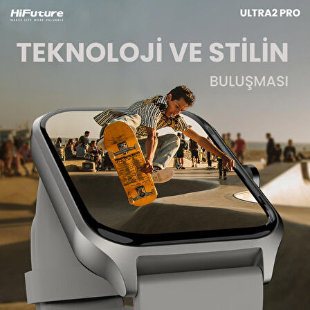 HiFuture Ultra 2 Pro 45mm Akıllı Saat Pembe