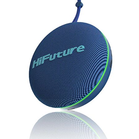 HiFuture Altus BT 5.3 10W IPX4 1000mAh Batarya TWS Çift Modlu Taşınabilir Bluetooth Hoparlör Mavi