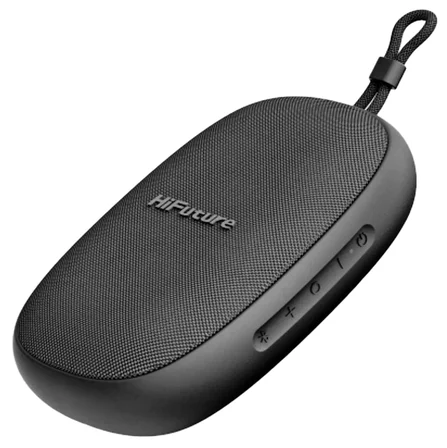 HiFuture Ascendo Bluetooth 5.3 20W Ses Gücü IPX7 Su Geçirmez Stereo Taşınabilir Kablosuz TWS Hoparlör Siyah