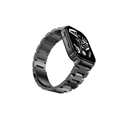 HiFuture Ultra3 PRO Bluetooth 5.3 AMOLED Ekran IP68 Su Geçirmez 2.04 inç Arama Özellikli iOS & Android Uyumlu Nabız Spor Kan Oksijen Takibi 52mm Akıllı Saat Siyah
