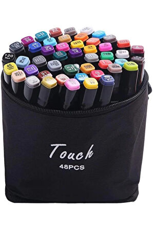 Touch Çift Uçlu Fosforlu Kalem 48 Renk Art Marker