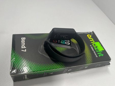 Amazfit Band 7 Akıllı Bileklik Siyah (OUTLET) (12 AY EVOFONE GARANTİLİ)