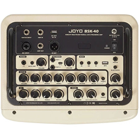 Joyo BSK-40WH 40W Akustik Gitar Amfisi