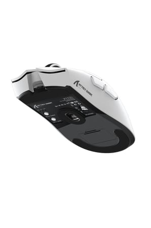Attack Shark X11 Beyaz Şarjlı Makrolu Ergonomik Optik Kablolu/Kablosuz Oyuncu Mouse Outlet