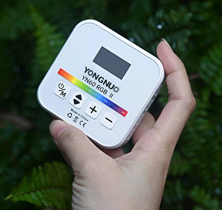 Yongnuo YN60-RGB II Dahili Bataryalı Mobil LED Işık - Beyaz Kasa