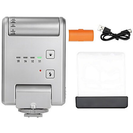 Yongnuo YN6 Micro Bataryalı Universal Tepe Flaşı (Gümüş)