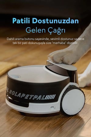 Enabot ROLA PetPal Mobil AI Evcil Hayvan Robotu & Akıllı Bakım Asistanı