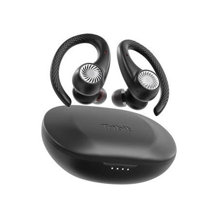 Tribit MoveBuds H1 Ultra Net Telefon Görüşmesi IPX8 Su Geçirmez 65 Saat Oynatma 5.2 Bluetooth Kulak İçi Kulaklık Siyah