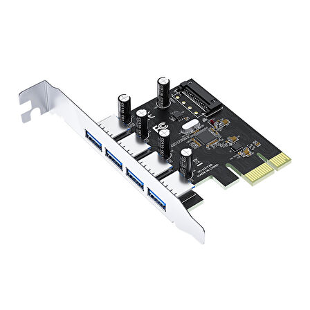 VegGieg PCI-E Express 4 Portlu USB 3.0 Hub Çoklayıcı Kart