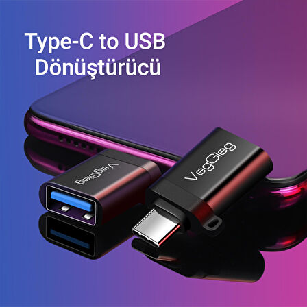 VegGieg Type-C to USB 3.0 Çevirici Dönüştürücü Adaptör