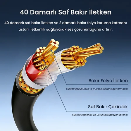 VegGieg XLR Erkek Dişi Profesyonel Mikrofon Kablosu Hi-Fi Ses Kalitesi OFC Bakır Enstrüman Ses Kablosu 5 Metre