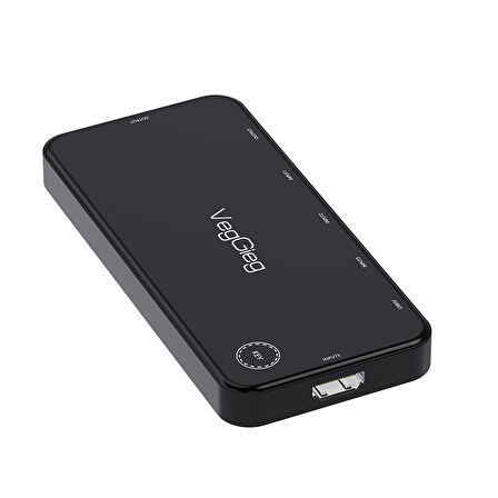 VegGieg 4K HDMI 2.0 Görüntü Seçici 5 Giriş 1 Çıkış Kumandalı Switch