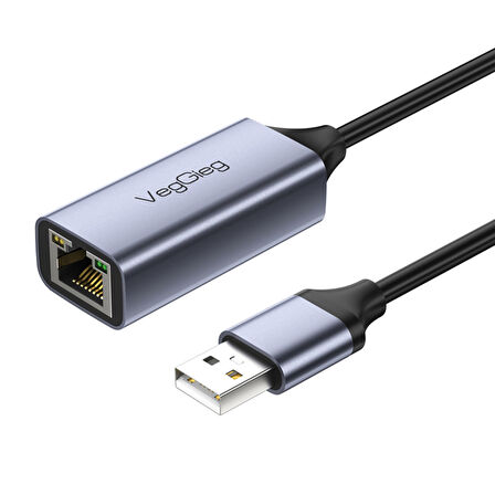 Veggieg USB 2.0 100Mbps Rj45 Lan Ethernet İnternet Çevirici Dönüştürücü