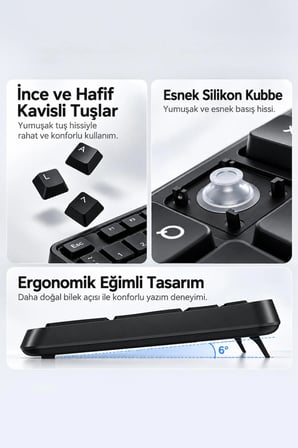 VegGieg MK700 2.4GHz Kablosuz Multimedia Türkçe Q Klavye Mouse Seti