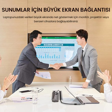 VegGieg 4K 30Hz Type-C to HDMI Çevirici Dönüştürücü Adaptör