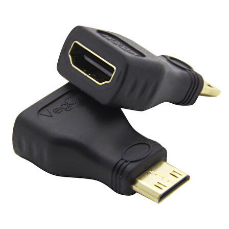 VegGieg Mini HDMI to HDMI Dönüştürücü Adaptör