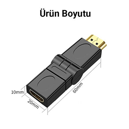 VegGieg 360 Derece HDMI to HDMI Dönüştürücü