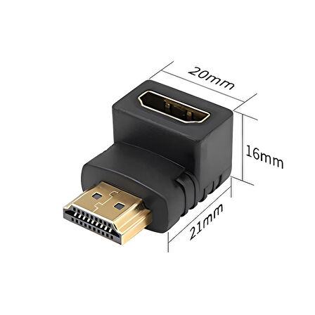 VegGieg 90 Derece HDMI to HDMI Dönüştürücü