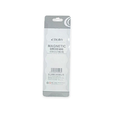 Dınglı Cıvıltı Renkli Orta Magnet Mıknatıslı 30mmx10 (0653)