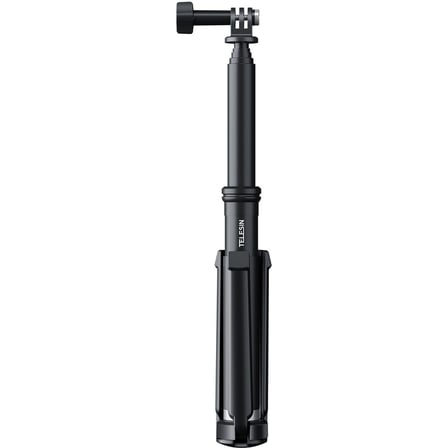 Telesin Aksiyon Kamerlar Için 90CM Selfie Stick + Tripod (Gopro, Osmo Action Uyumlu Selfie Stick + Tripod)