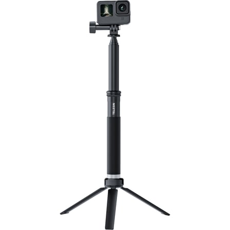 Telesin Aksiyon Kamerlar Için 90CM Selfie Stick + Tripod (Gopro, Osmo Action Uyumlu Selfie Stick + Tripod)