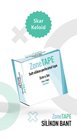 ZoneTAPE Soft Silikon Bant-Estetik Yara izi -Sezaryen-Mide -Kol bacak germe-Yanık