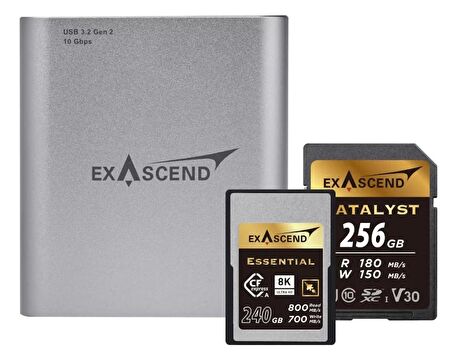 Exascend CFexpress Type-A/SD USB-C Kart Okuyucu 